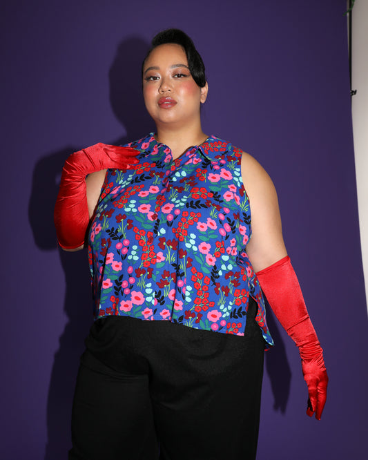 Get Back | Blouse fluide sans manches
