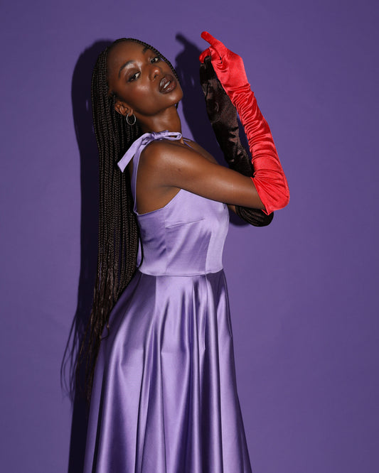 Fantastic Voyage | Tea Length Pleated Dress