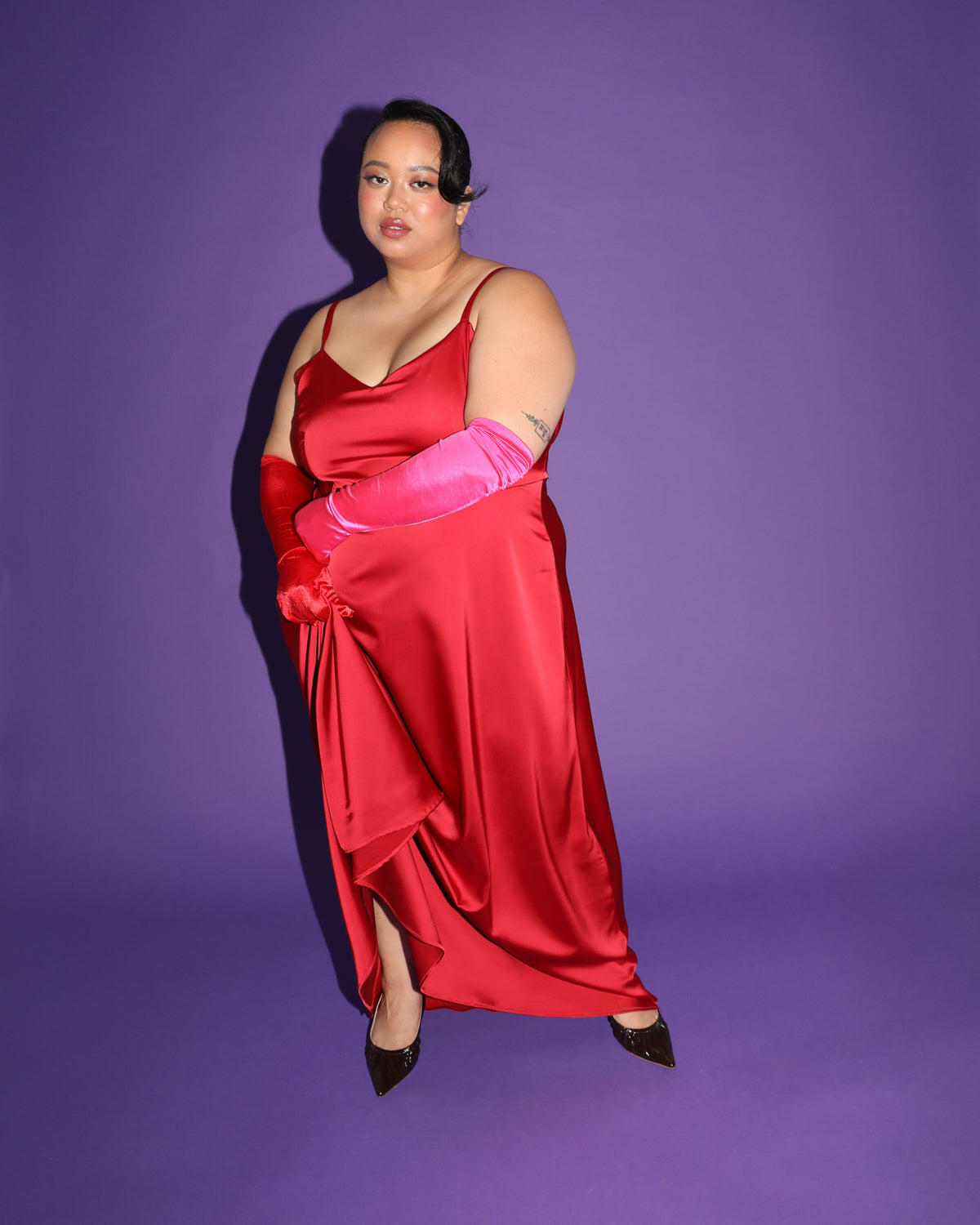 Goodnight Laura A-Line Gown Boutique Lustre - Main Image