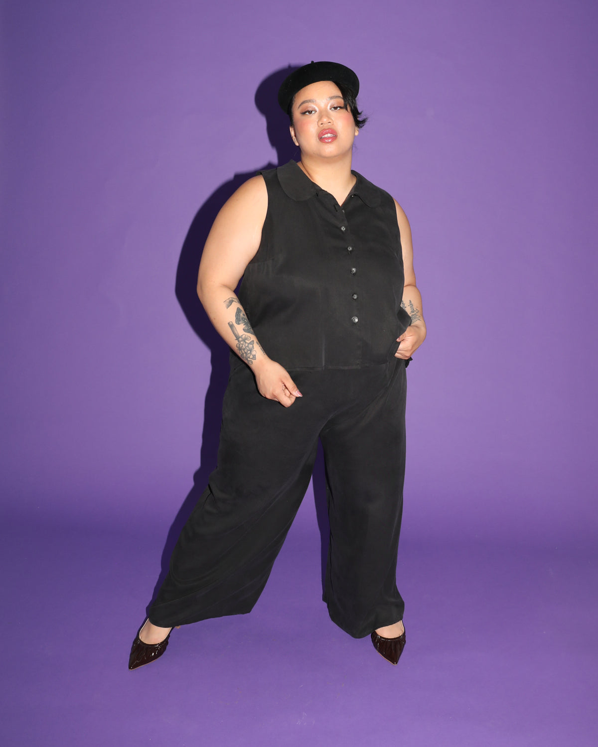 Get Back | Blouse fluide sans manches