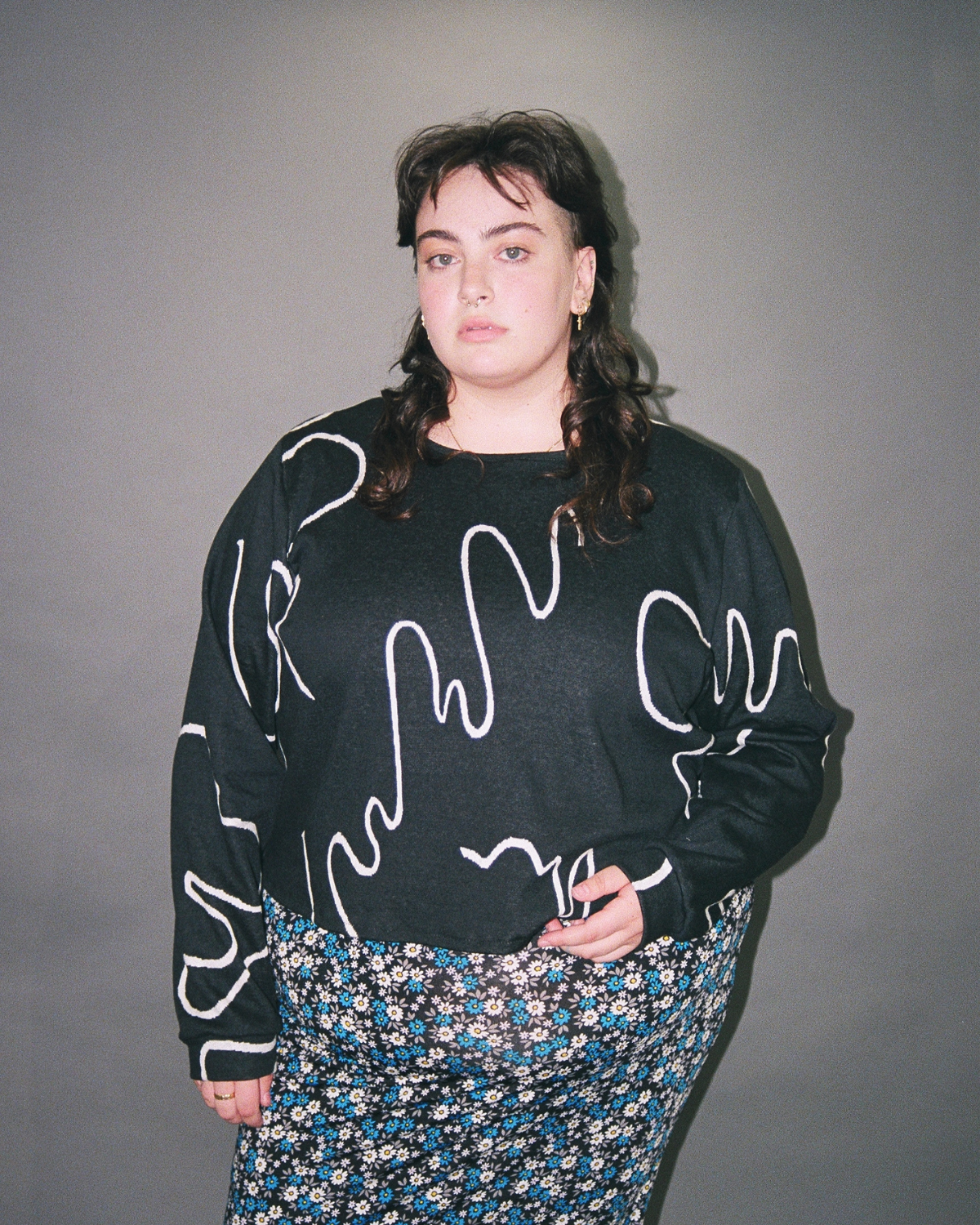 Come and Hold Me| Sweat-Shirt à col montant