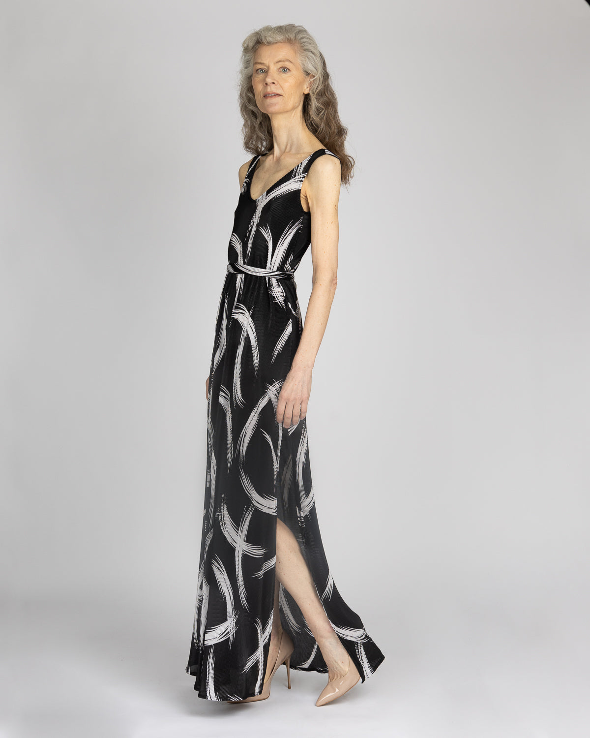 Sliver | Robe maxi avec fente