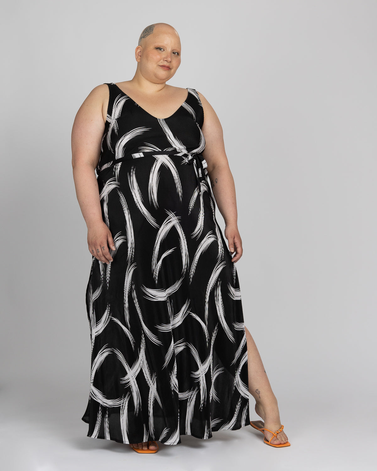 Sliver | Robe maxi avec fente