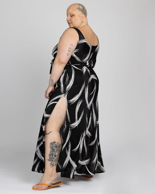 Sliver | Robe maxi avec fente