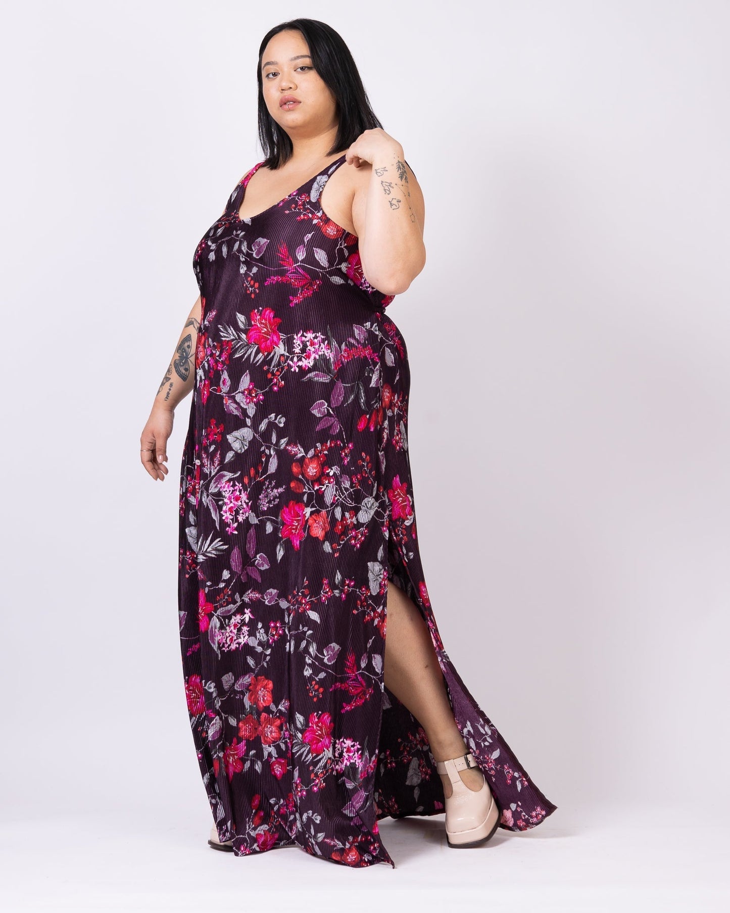 Sliver | Robe maxi avec fente
