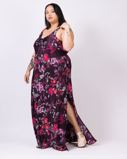 Sliver | Robe maxi avec fente