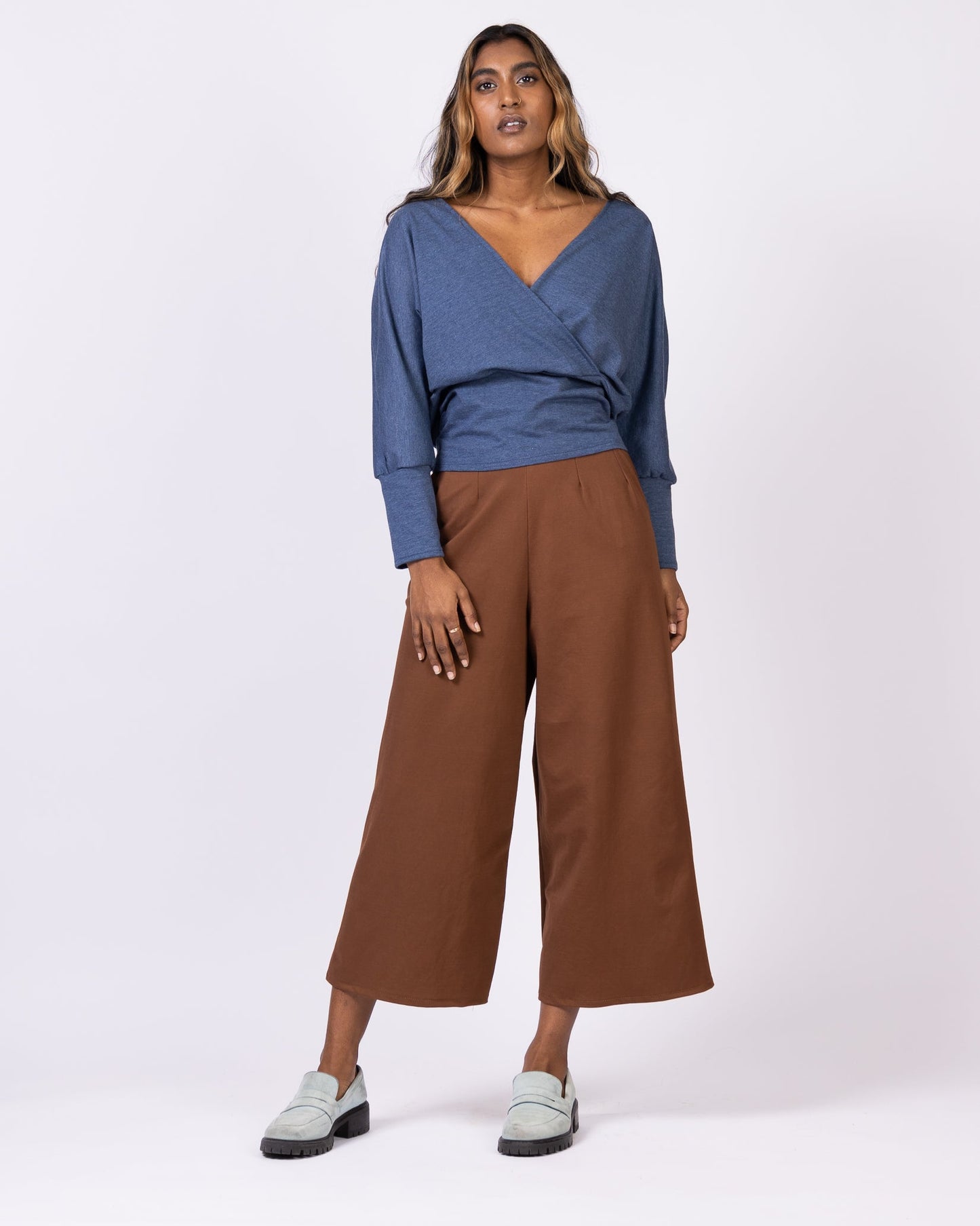 Eastside | Pantalon palazzo midi