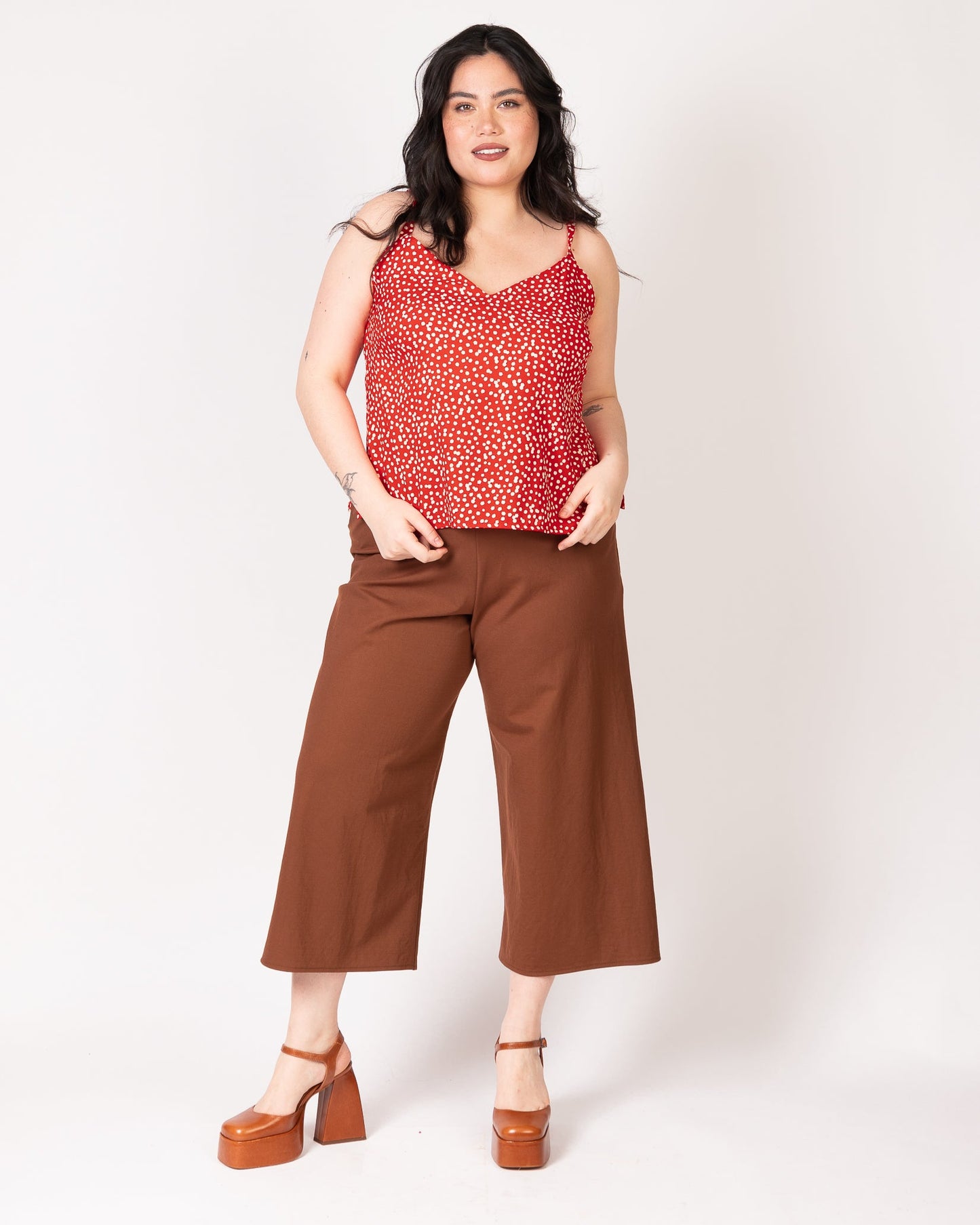 Eastside | Pantalon palazzo midi