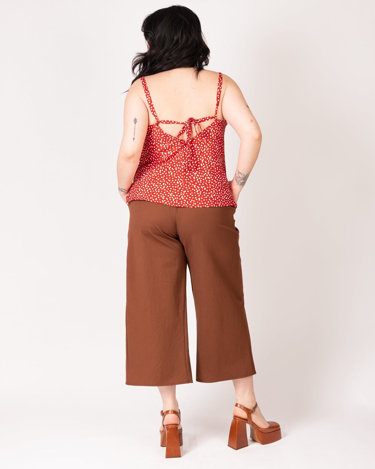 Eastside | Pantalon palazzo midi