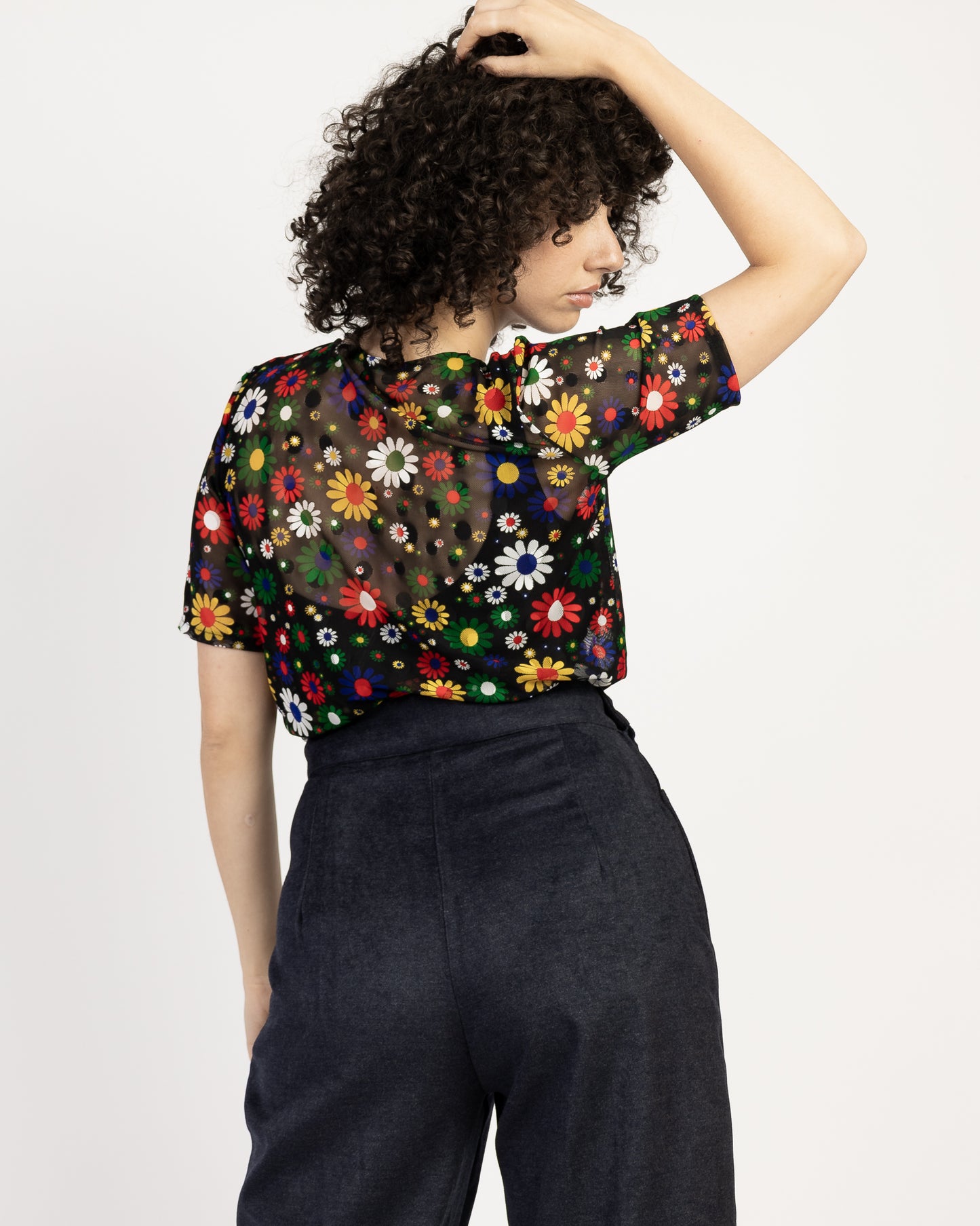 Bang Bang | Crop Top | Mesh Floral