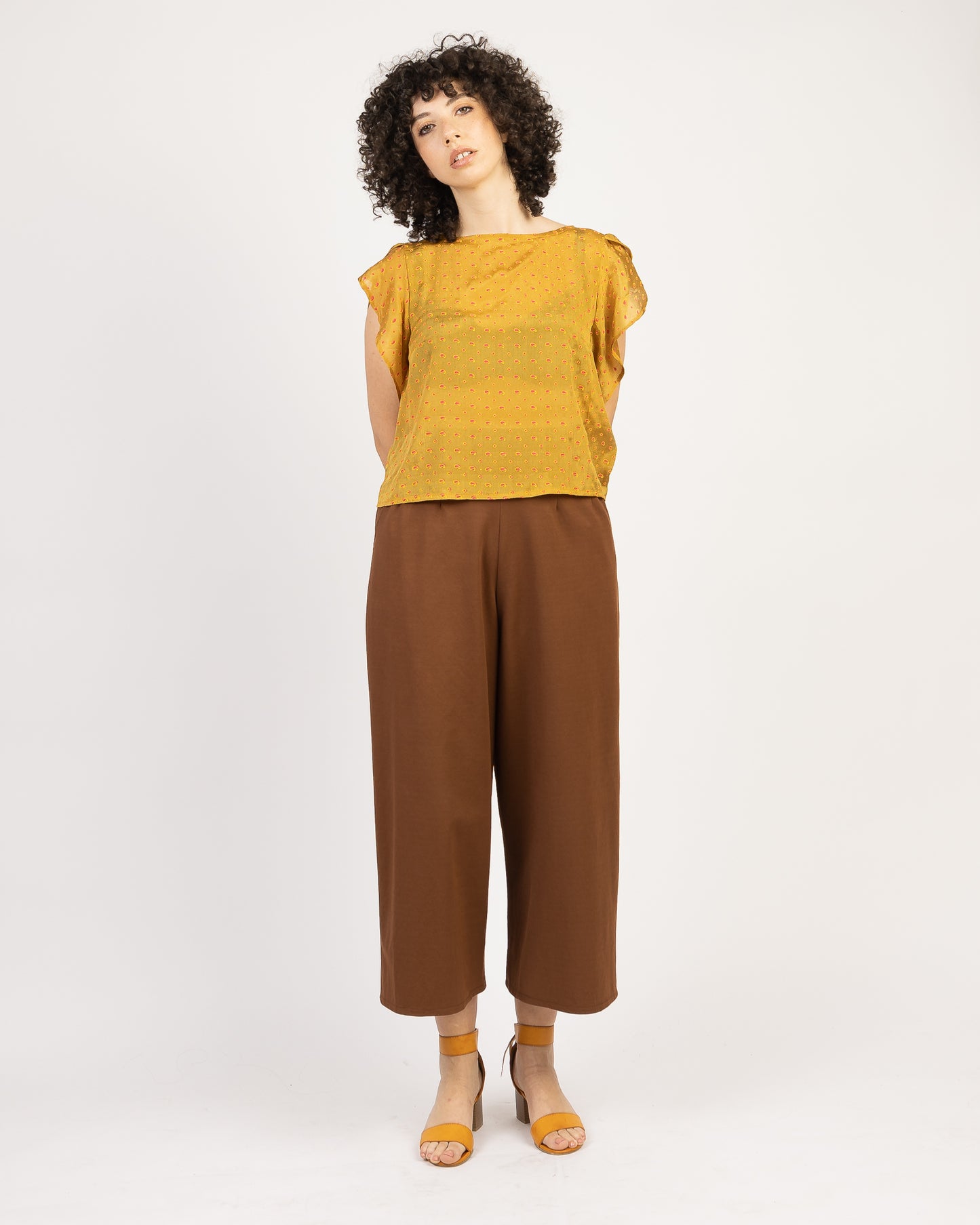 Eastside | Pantalon palazzo midi