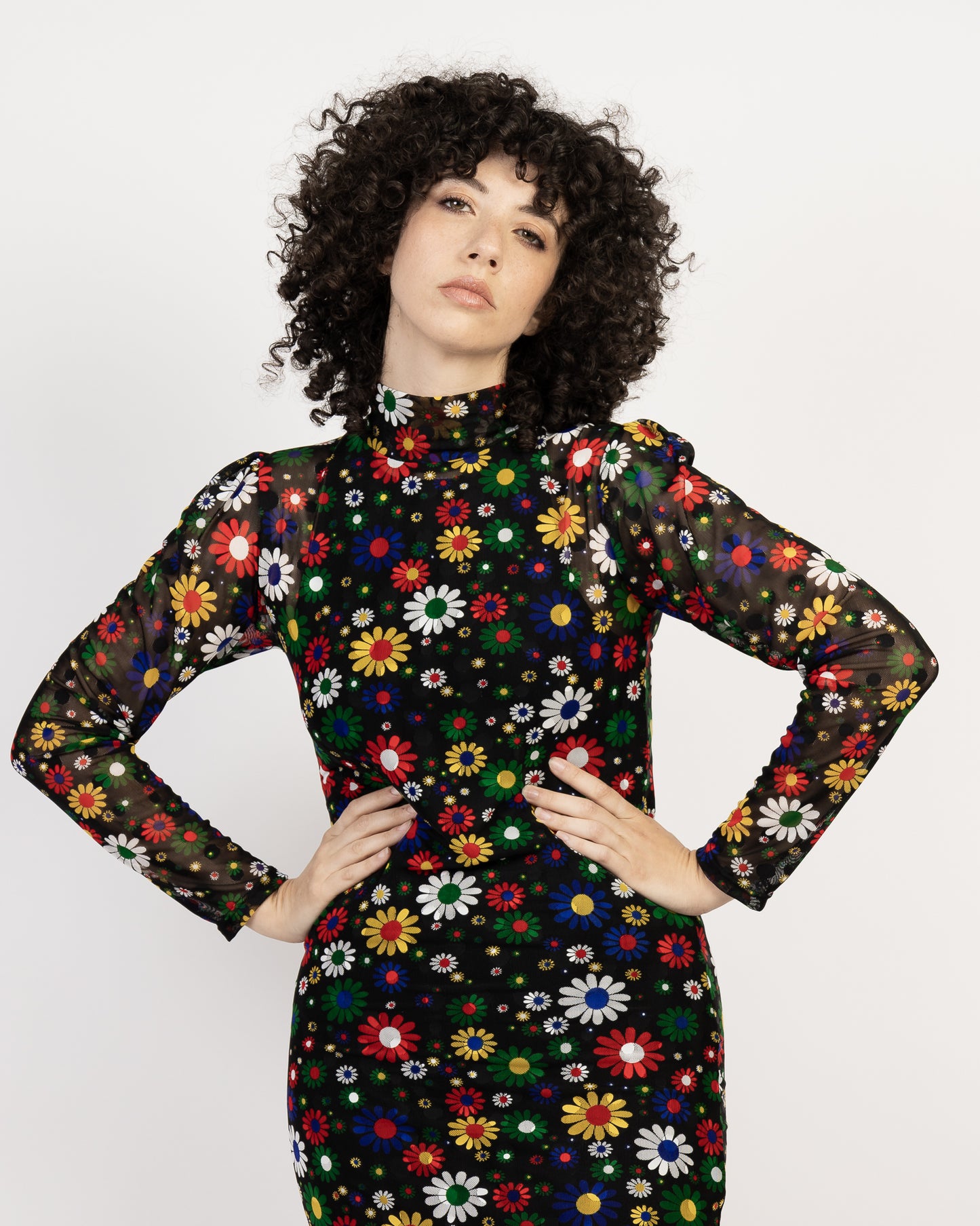 Crocodile Rock | Mesh Dress Floral
