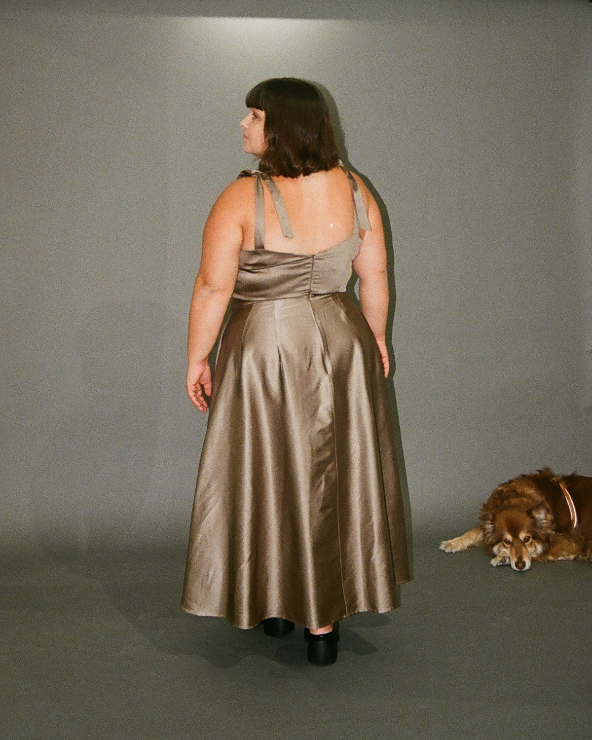 Fantastic Voyage | Robe trapèze en Satin