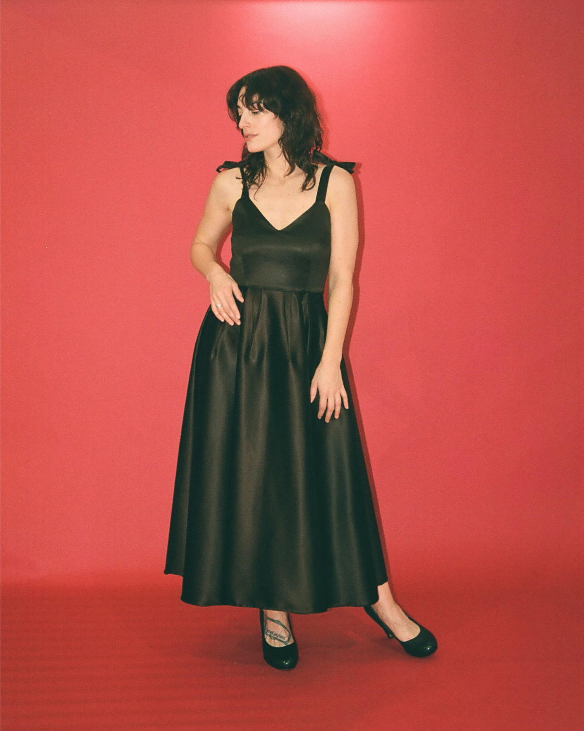 Fantastic Voyage | Robe trapèze en satin