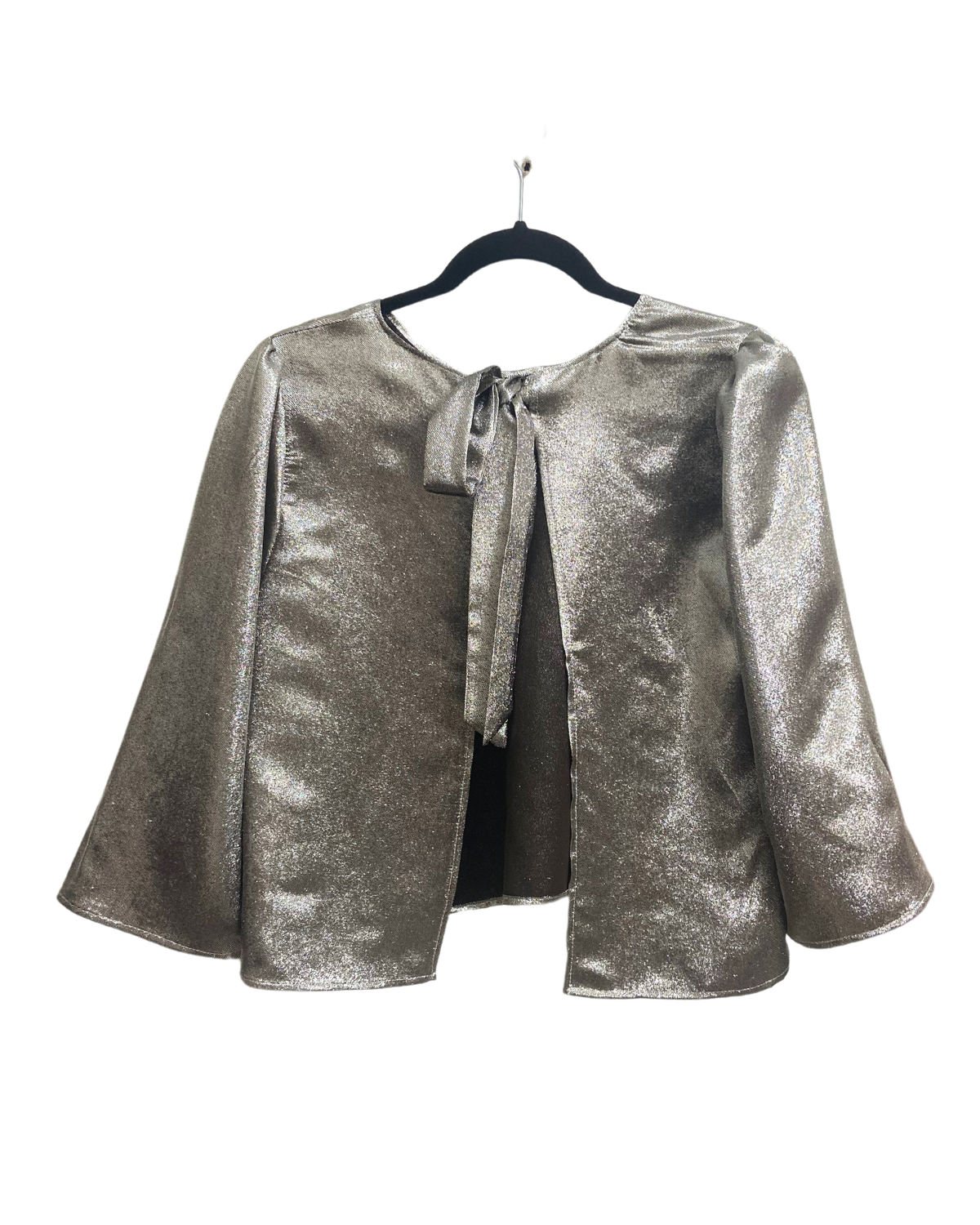 Shimmer | Boléro Réversible à Noeud en Soie