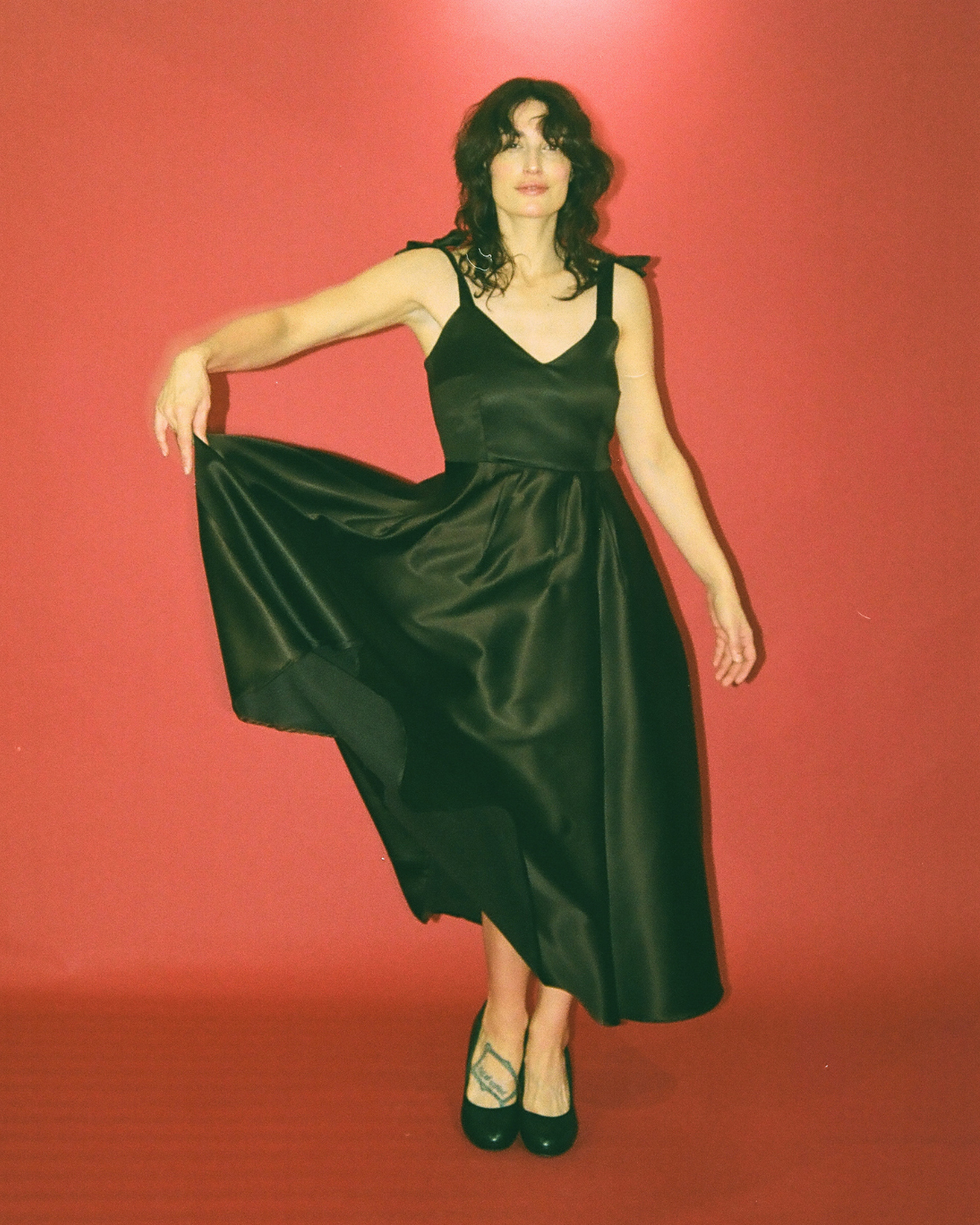 Fantastic Voyage | Robe trapèze en satin