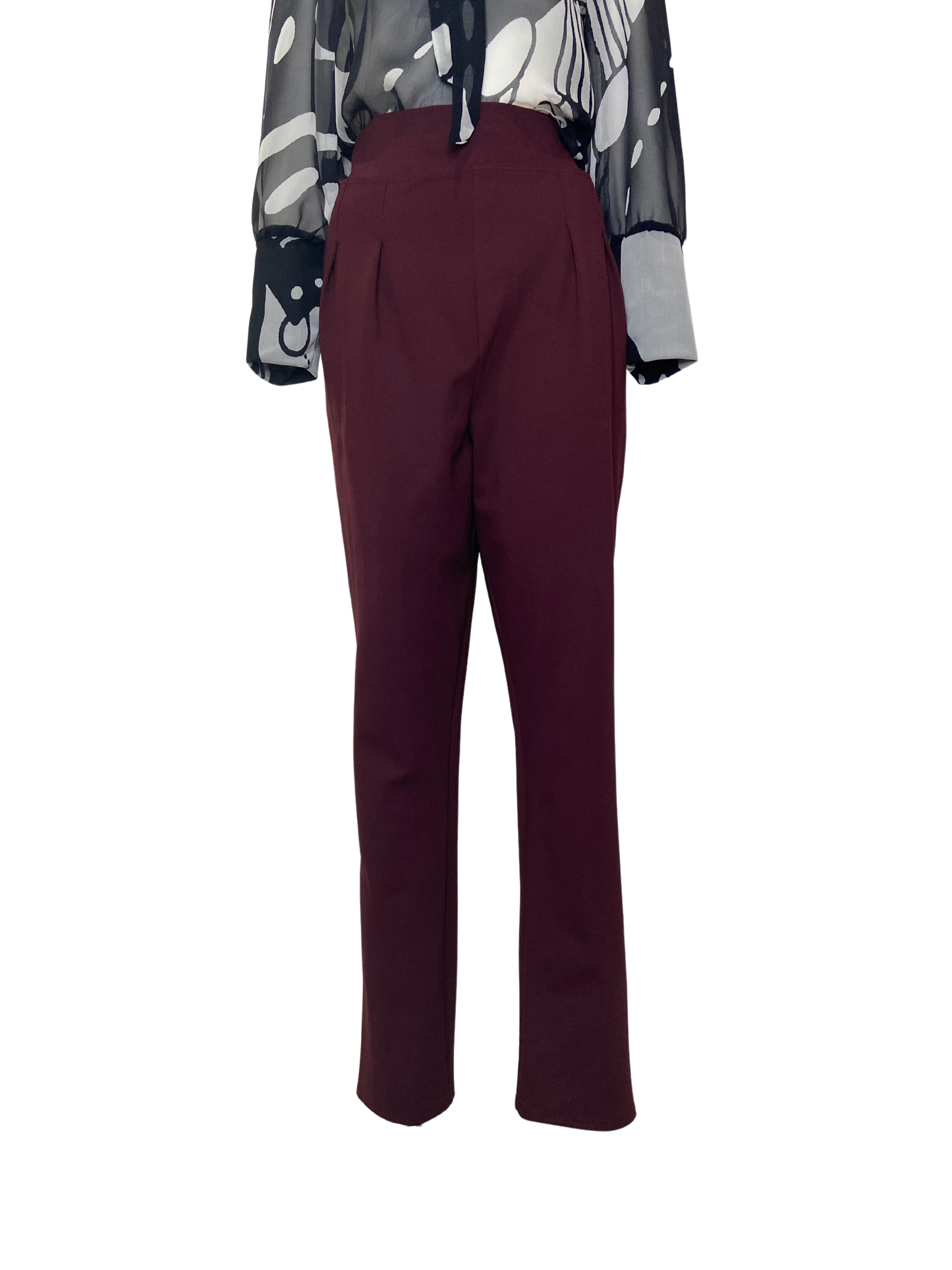 California Nights | Pantalon extensible plissé