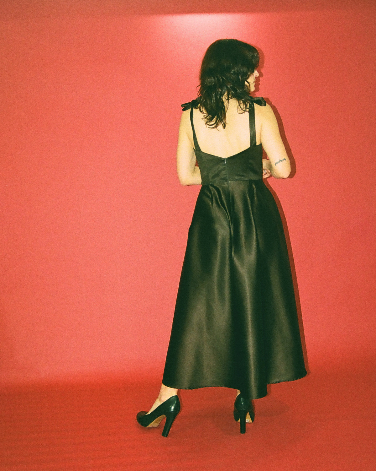 Fantastic Voyage | Robe trapèze en satin