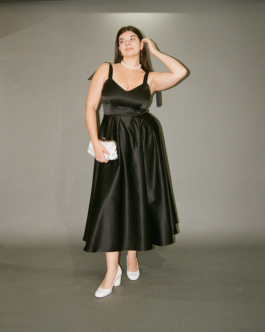 Fantastic Voyage | Robe trapèze en satin