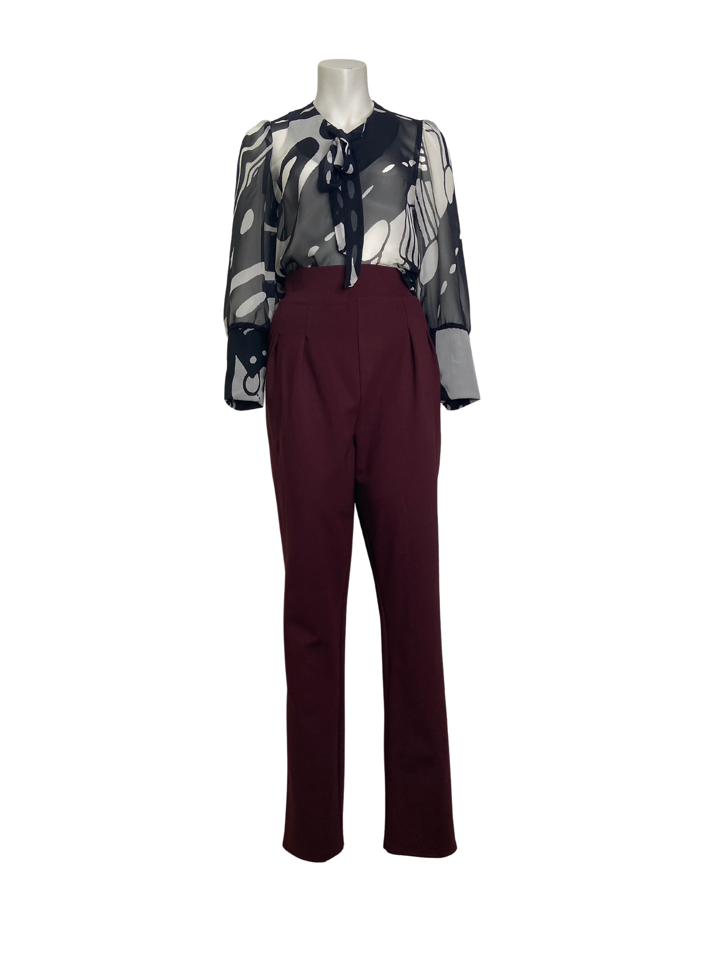 California Nights | Pantalon extensible plissé