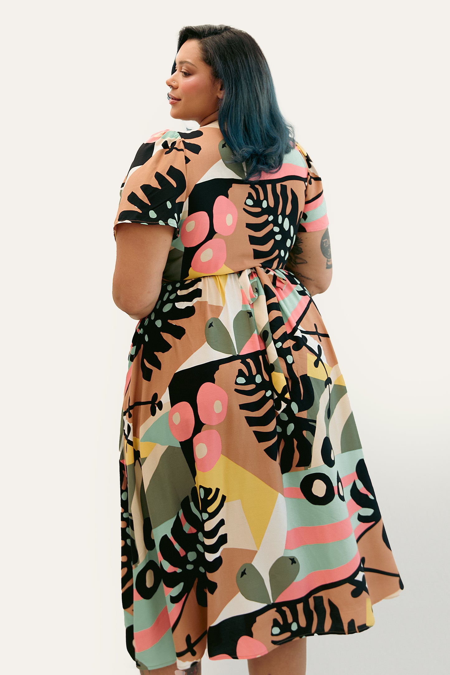 Free Falling | Robe Midi Portefeuille