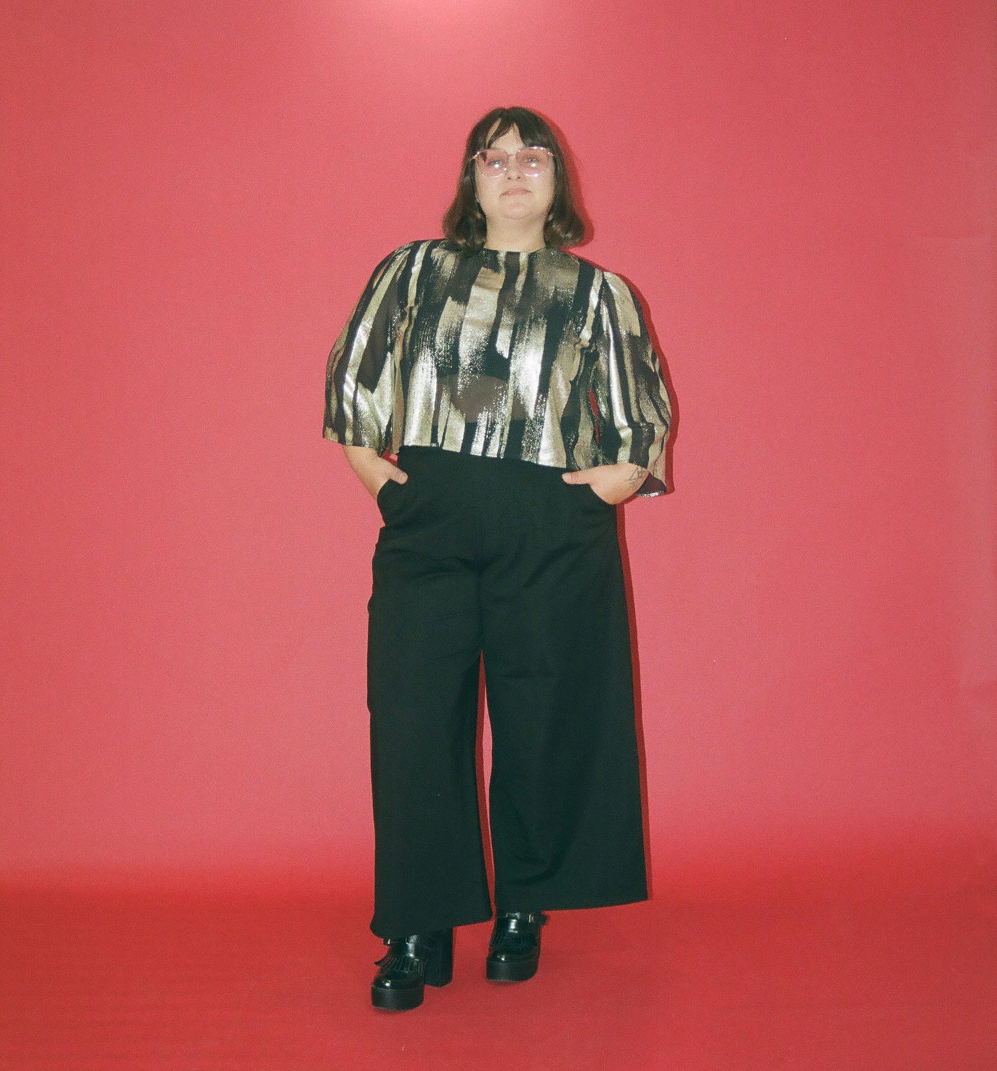 Eastside | Pantalon palazzo midi