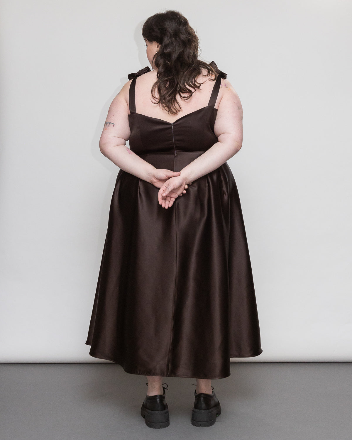 Fantastic Voyage | Robe trapèze en satin