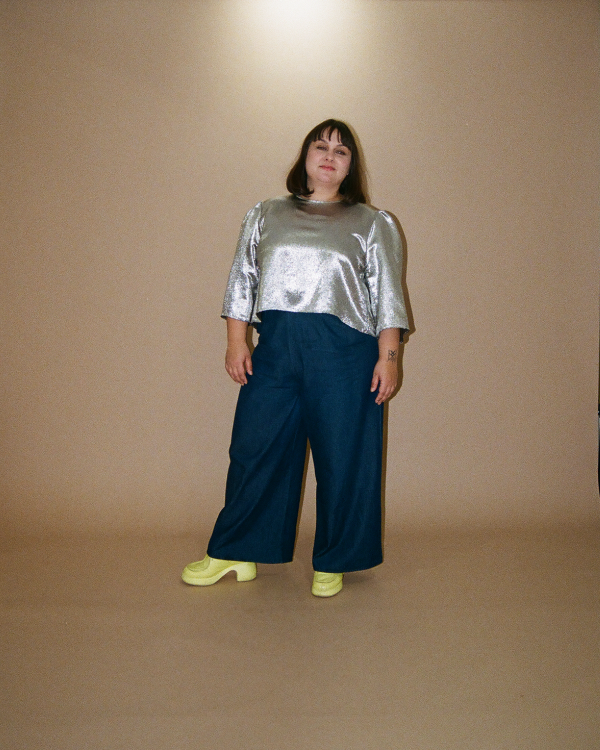 Shimmer | Boléro Réversible à Noeud en Soie