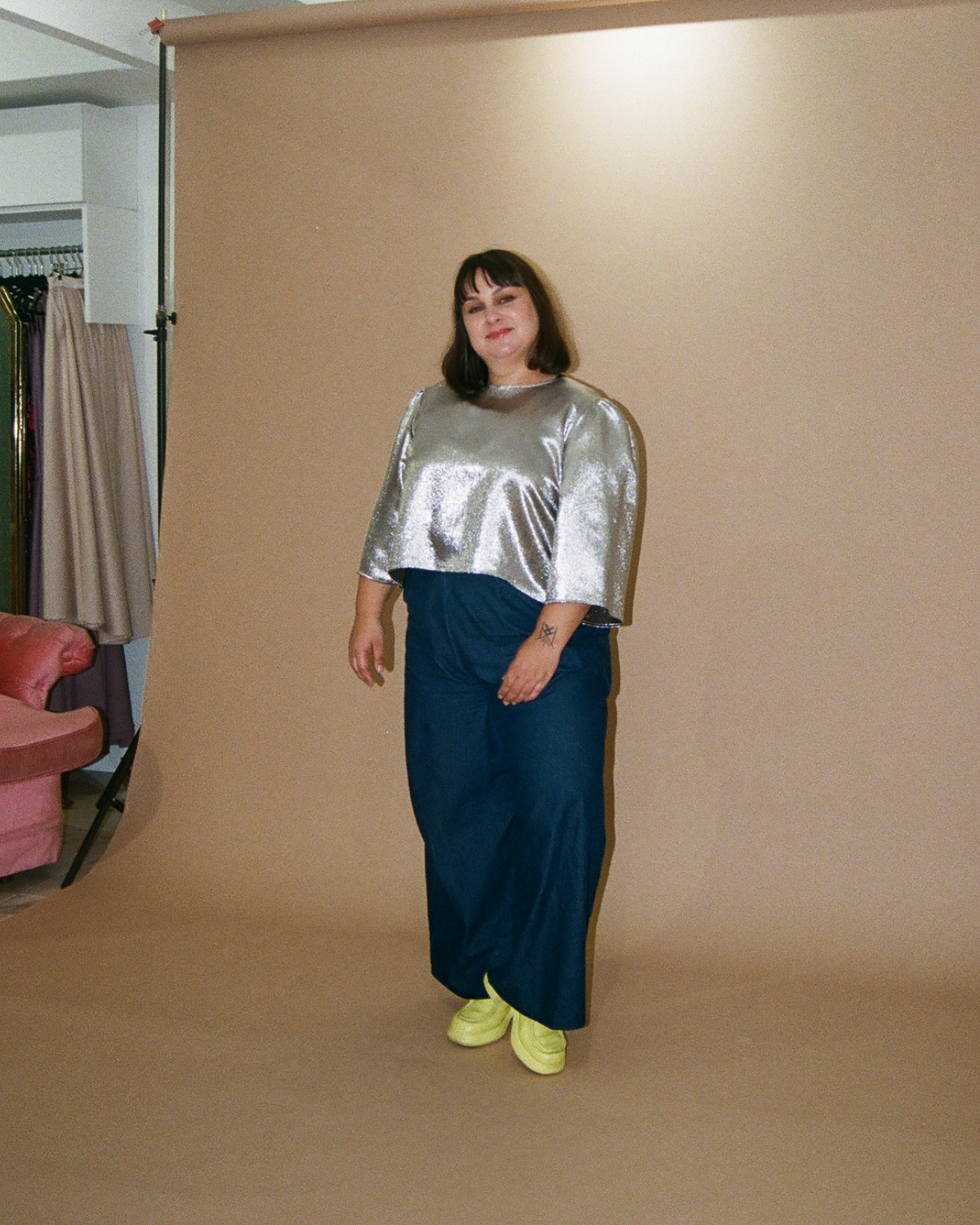 Shimmer | Boléro Réversible à Noeud en Soie
