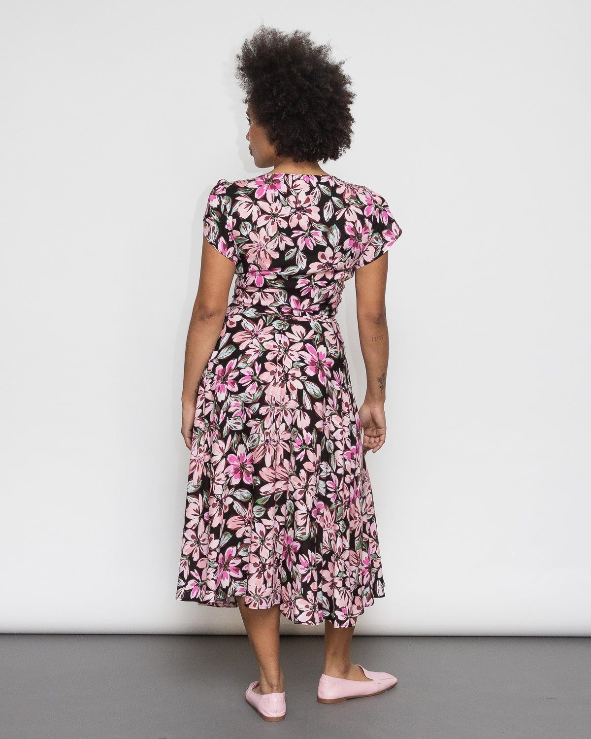 New Wave | Jupe Midi Taille Haute