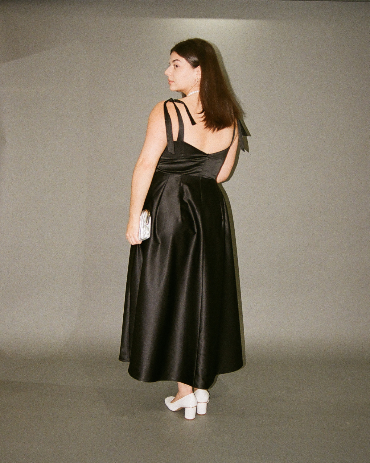 Fantastic Voyage | Robe trapèze texturée | SUR MESURE | Satin Épais