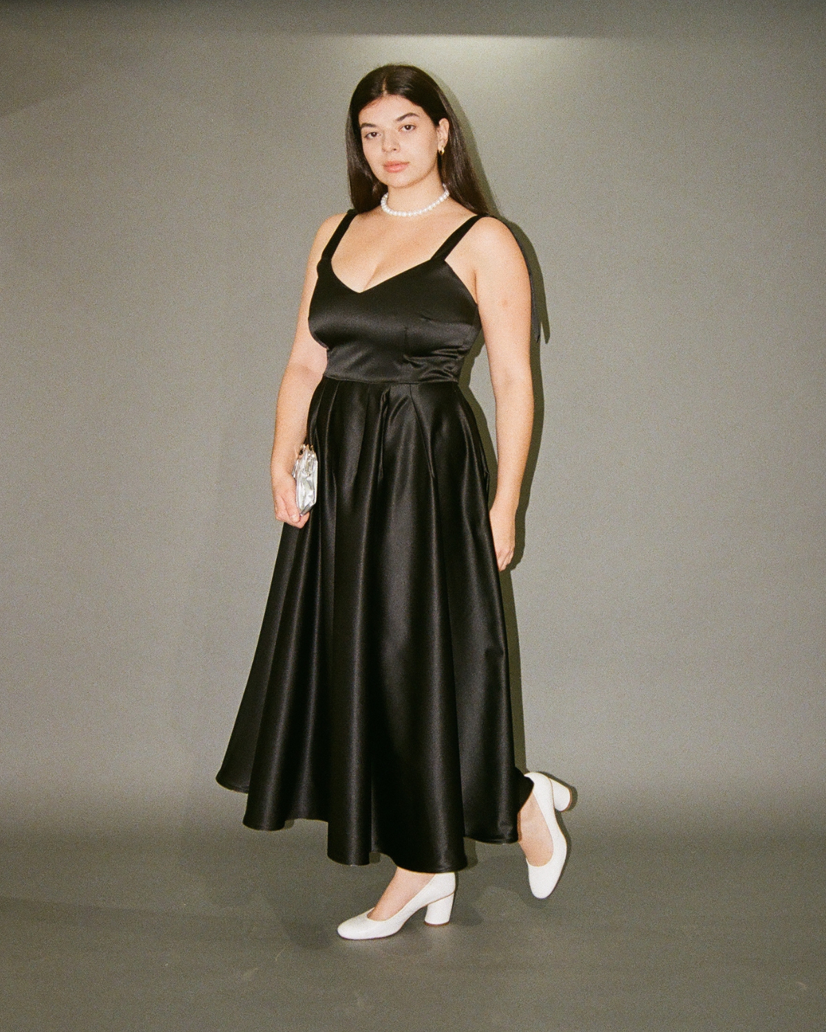 Fantastic Voyage | Robe trapèze texturée | SUR MESURE | Satin Épais