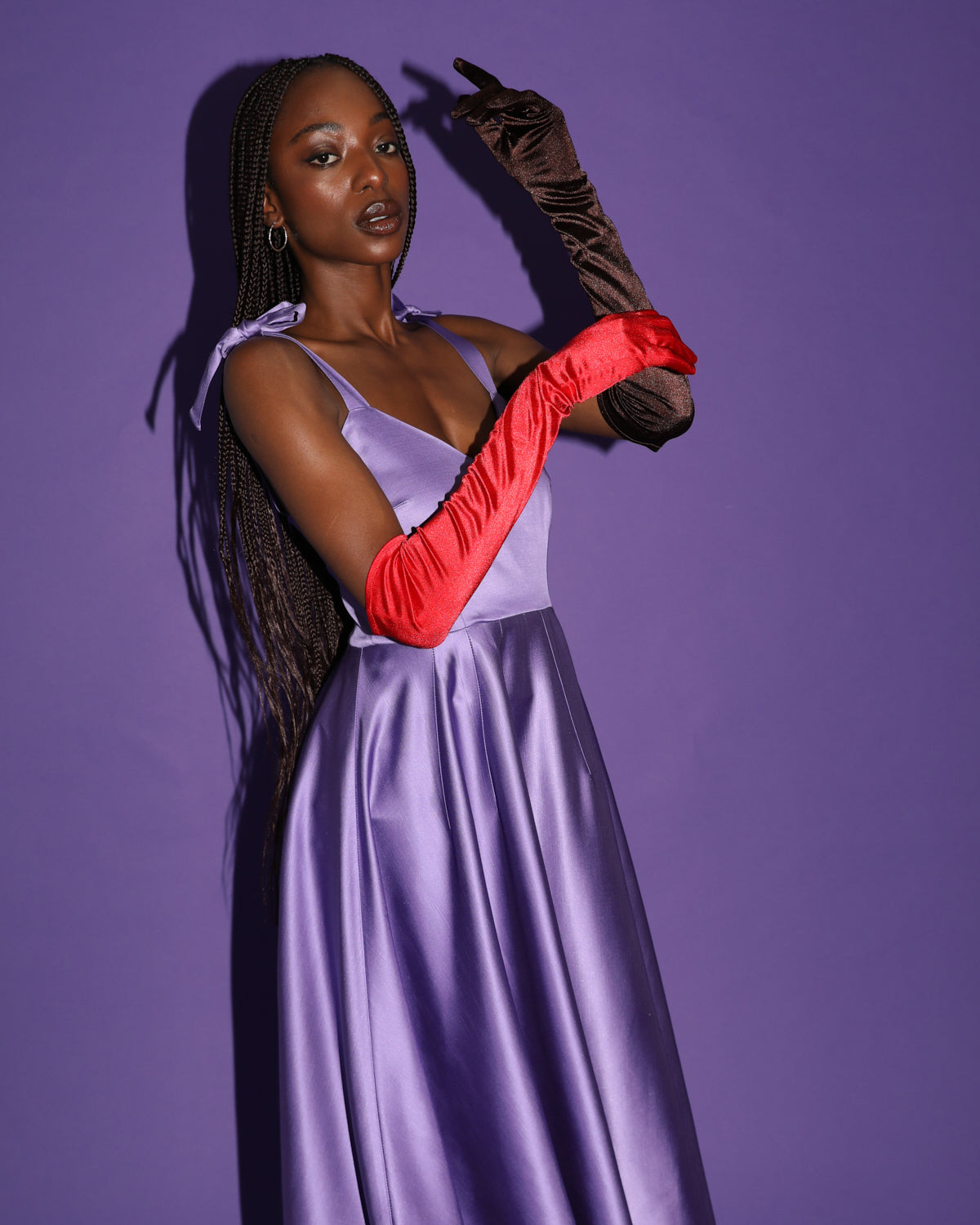 Fantastic Voyage | Robe trapèze texturée | SUR MESURE | Satin Shantung