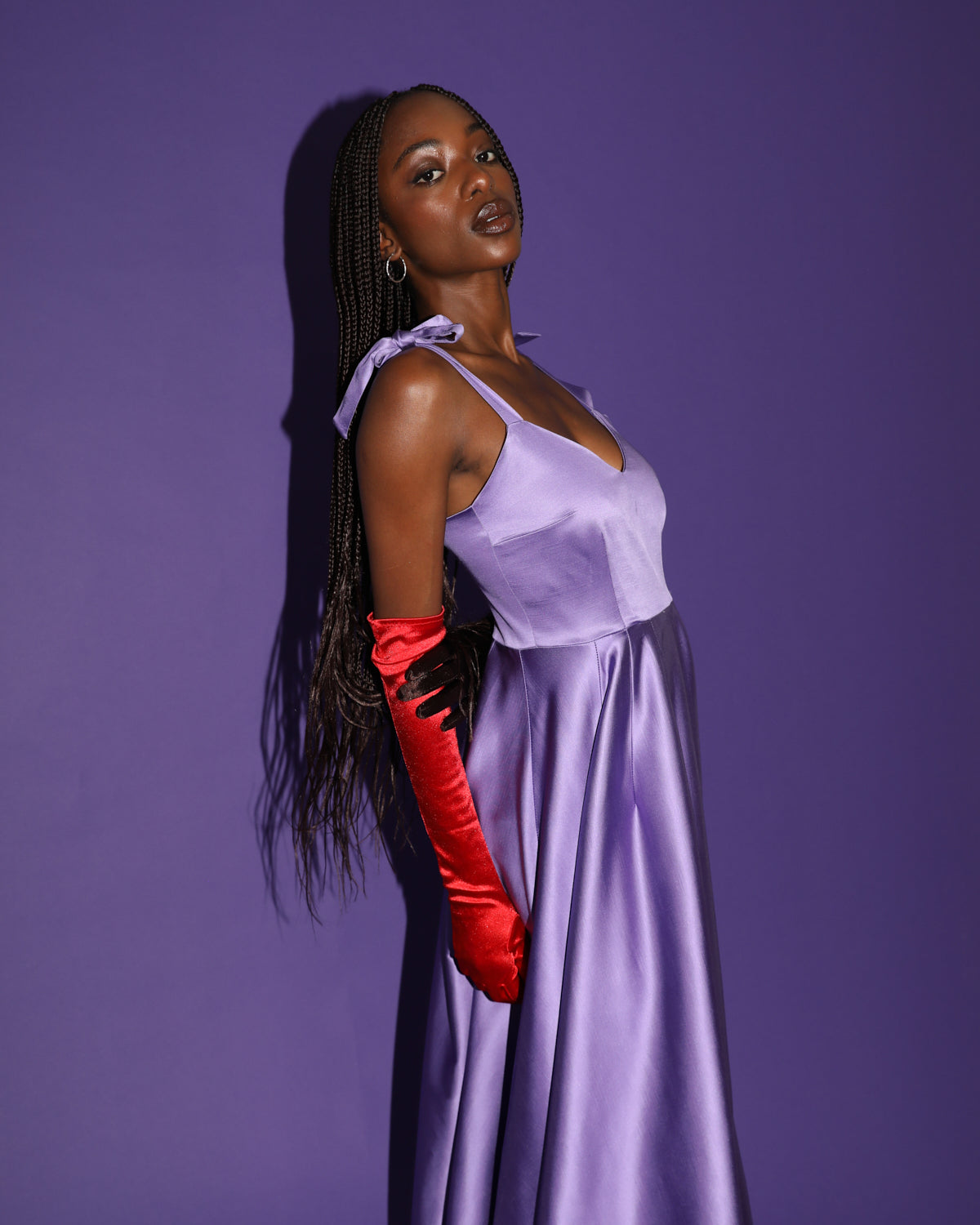 Fantastic Voyage | Robe trapèze texturée | SUR MESURE | Satin Shantung
