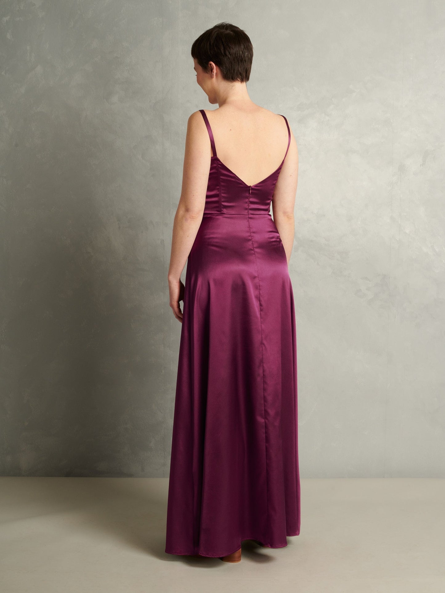 Royals | Robe bustier en satin | SUR MESURE