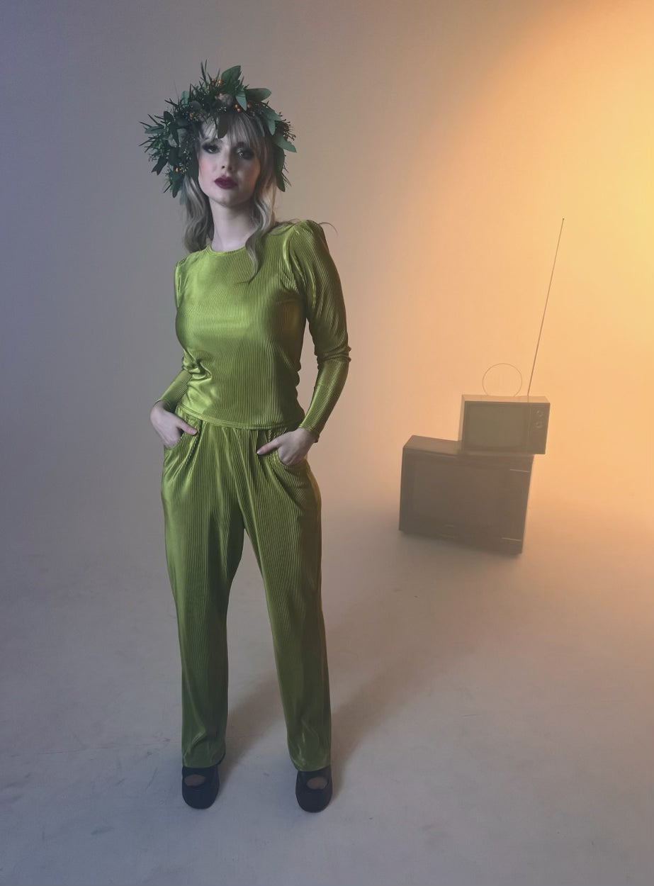 The Greatest | Pleated Satin Pants
