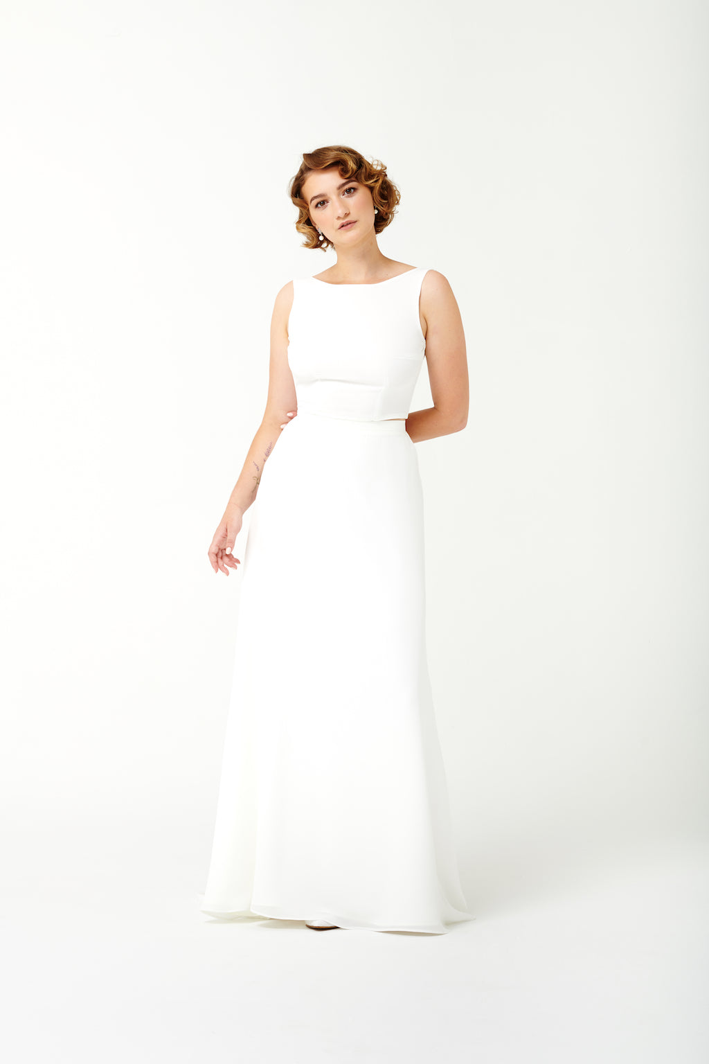 Misty Roses | Jupe de mariée coupe A