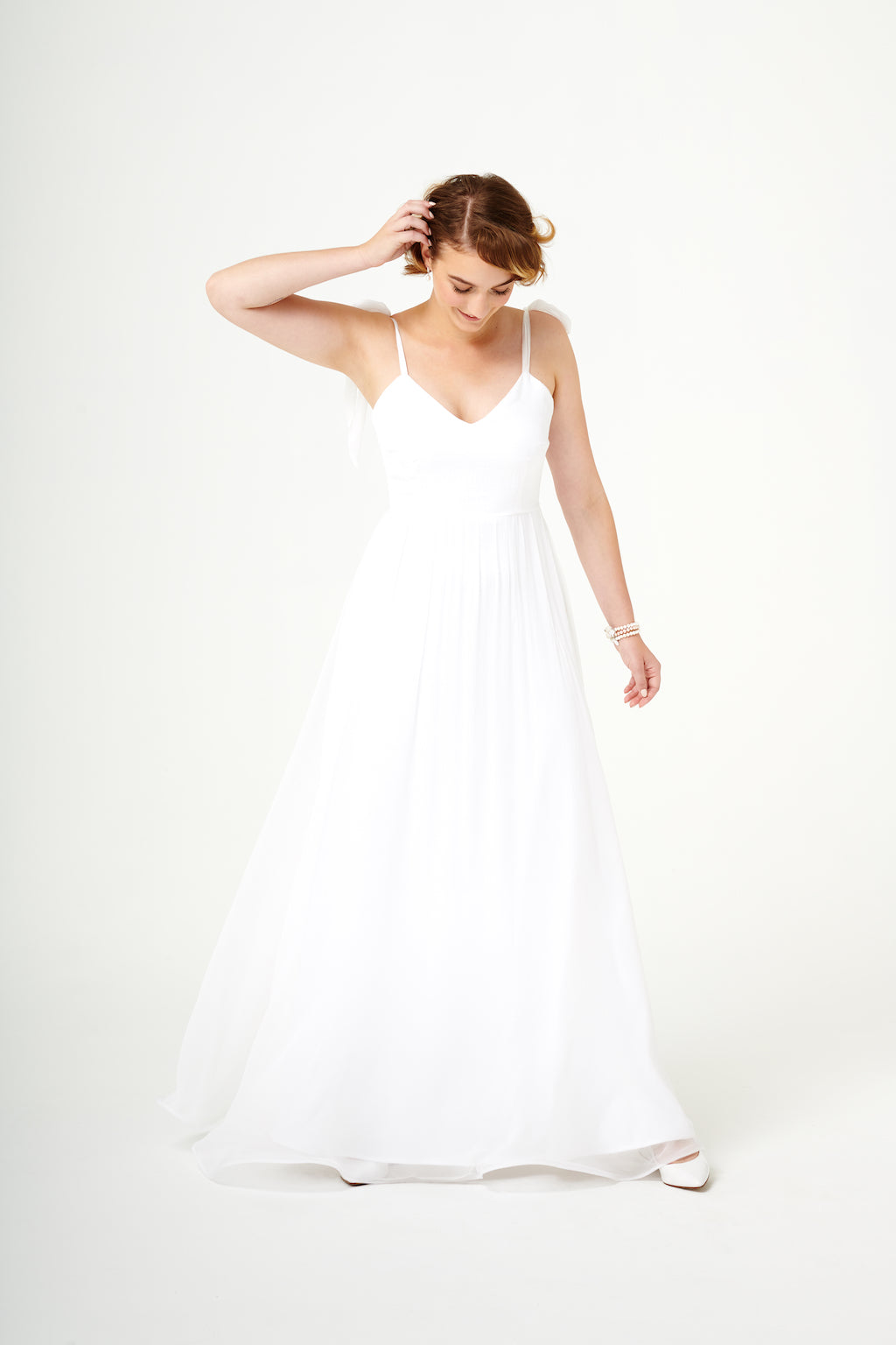Dreamlover | Robe de mariée en soie avec nœuds