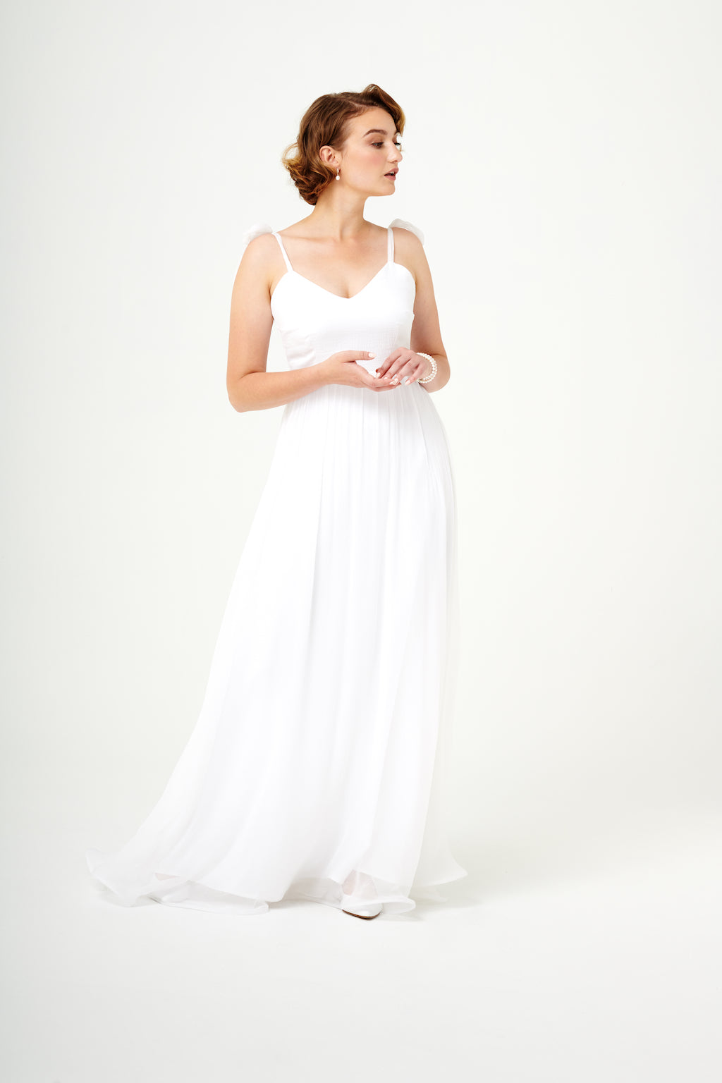 Dreamlover | Robe de mariée en soie avec nœuds