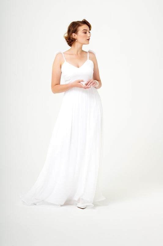 Dreamlover | Robe de mariée en soie avec nœuds