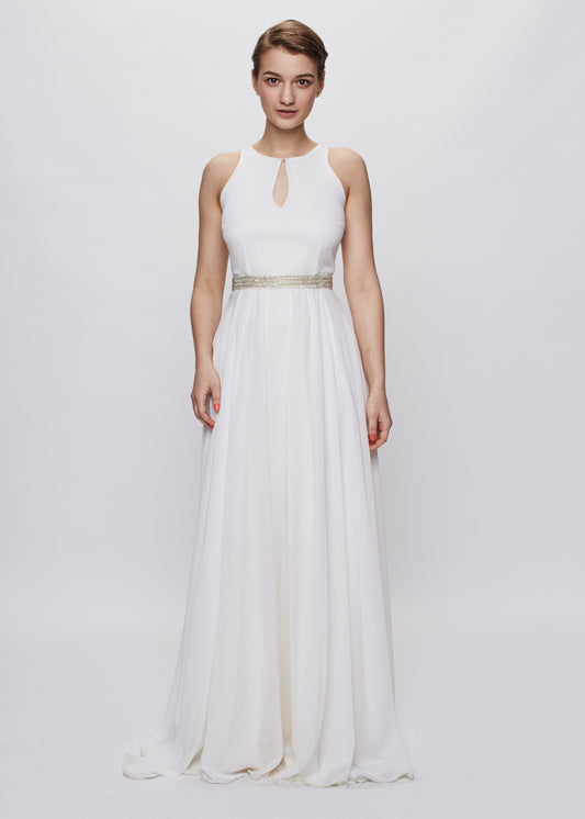 Rebel Girl | Robe de mariée en mousseline coupe A