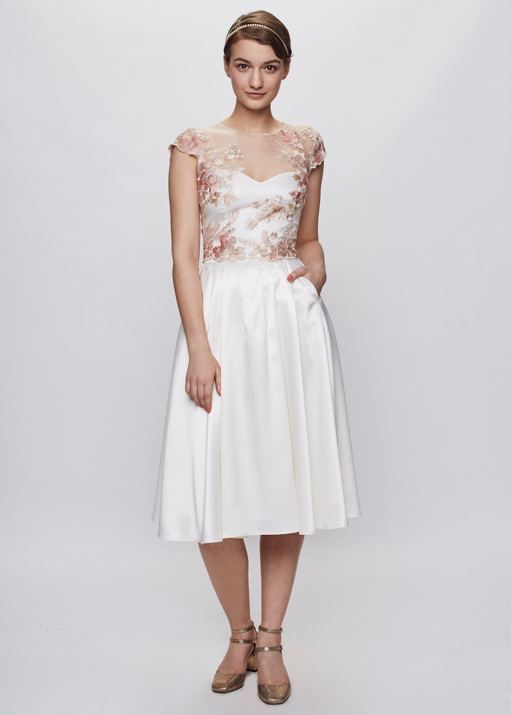 Catch a Wave | Pleated Skirt with Pockets