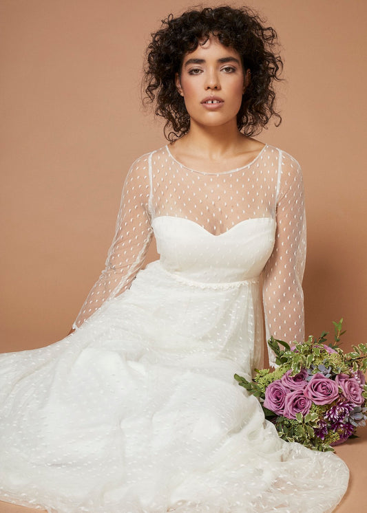 Hymne de l'amour | Robe de mariée à bustier en dentelle