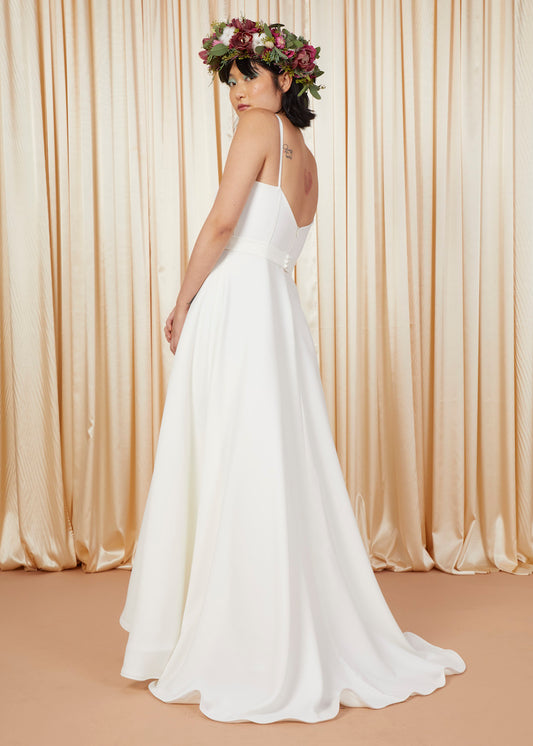 Leçons de princesse | Robe longue trapèze