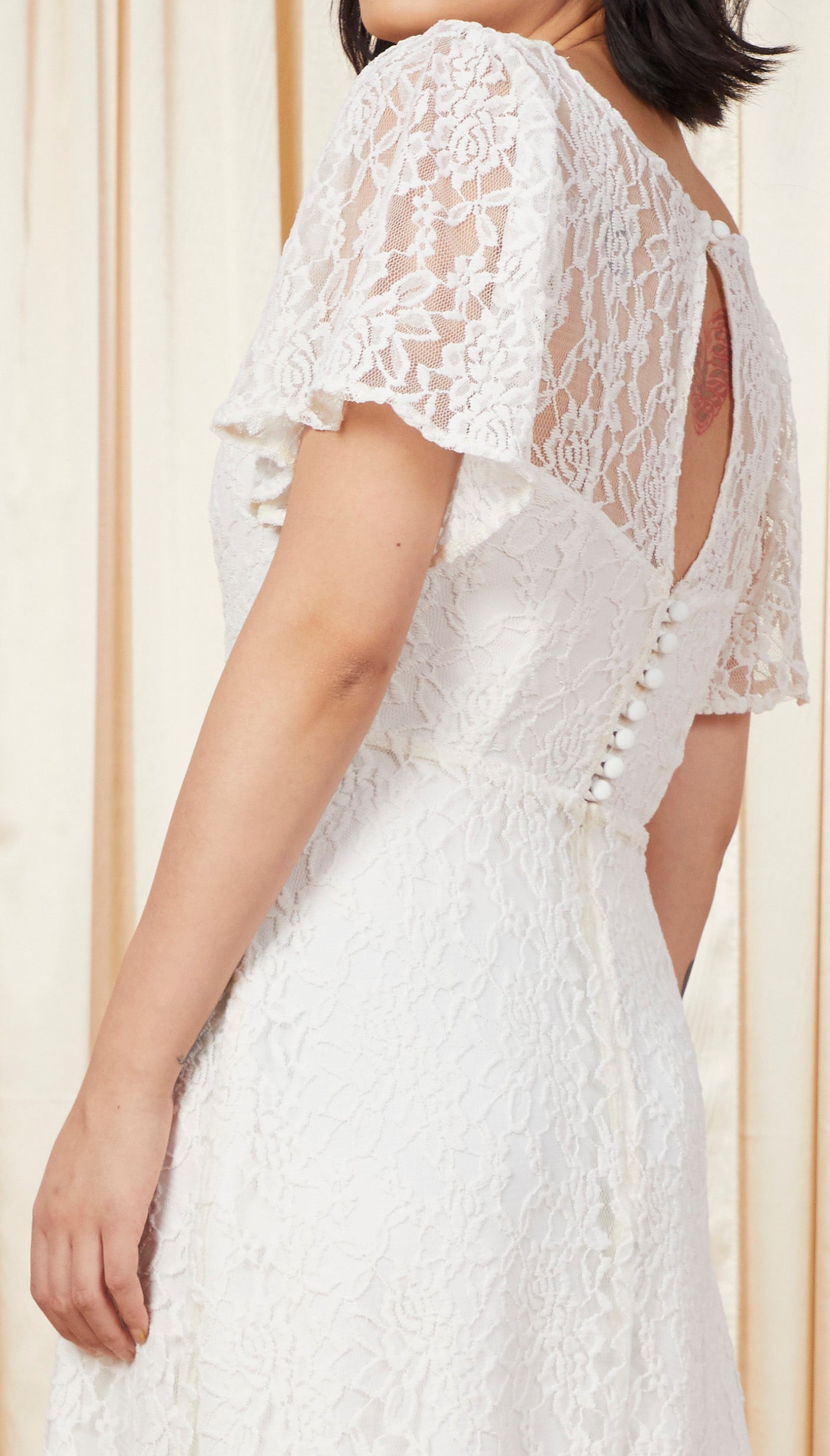 Lady Boho | Robe de mariée en dentelle à manches évasées