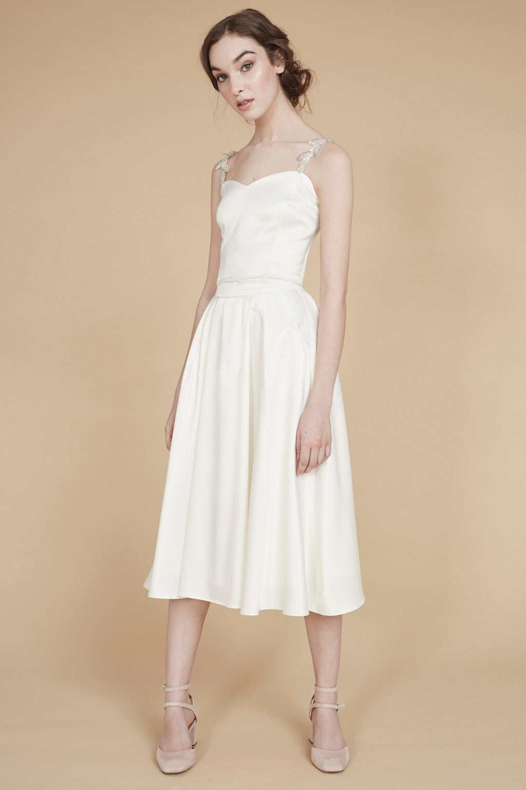 Catch a Wave | Pleated Skirt with Pockets