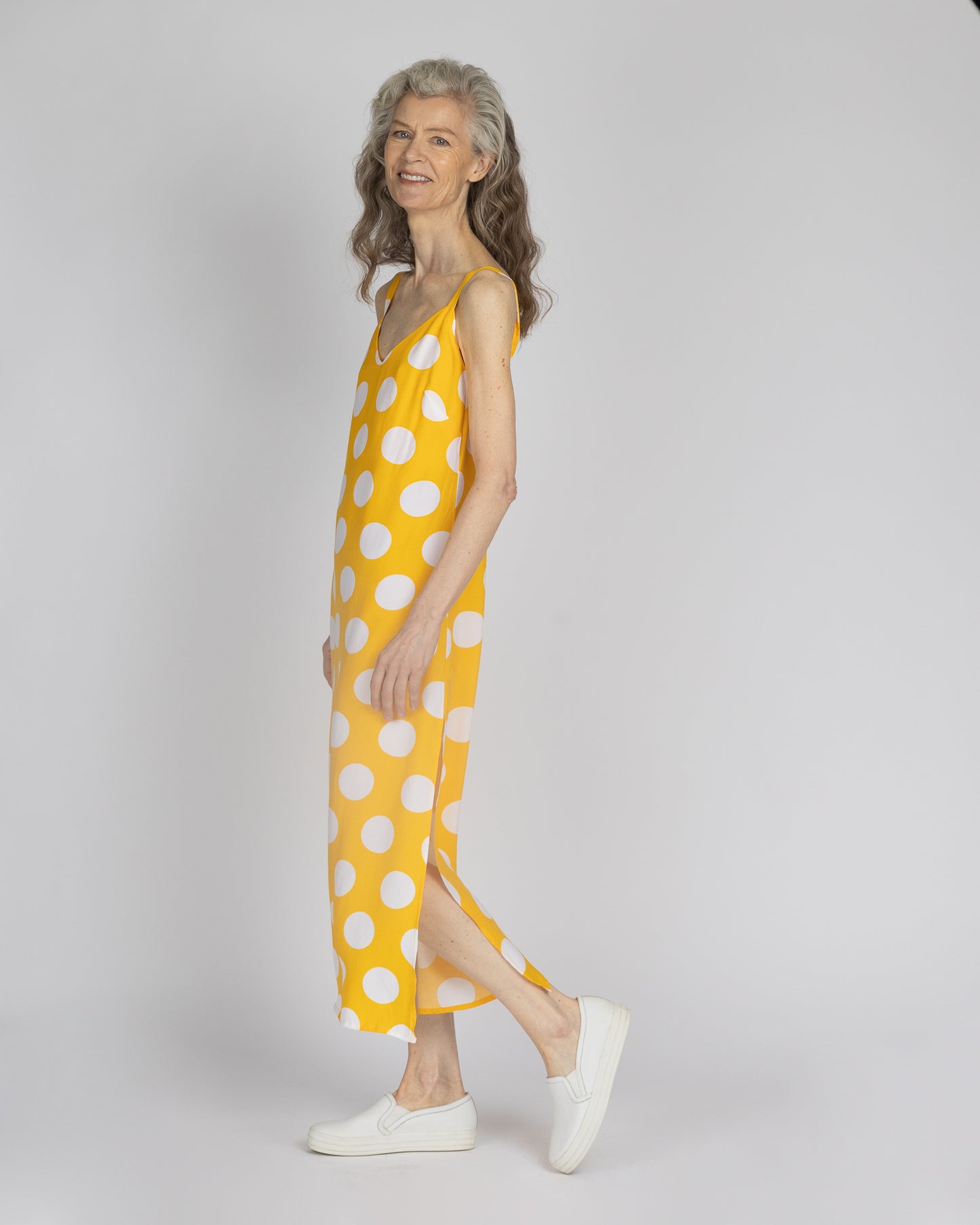 Only Skin | Robe midi d'été avec fentes
