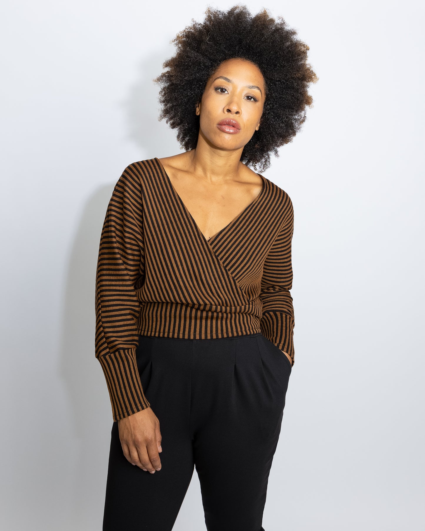 California Nights | Pantalon extensible à plis