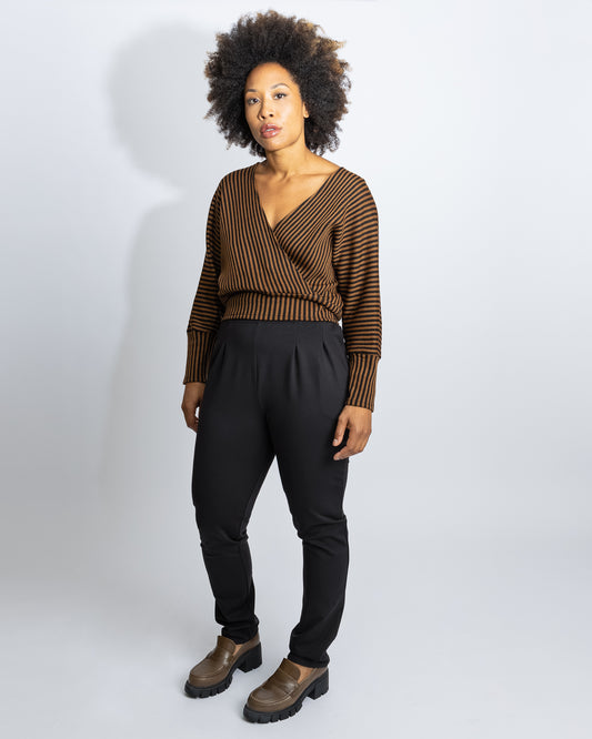 California Nights | Pantalon extensible à plis