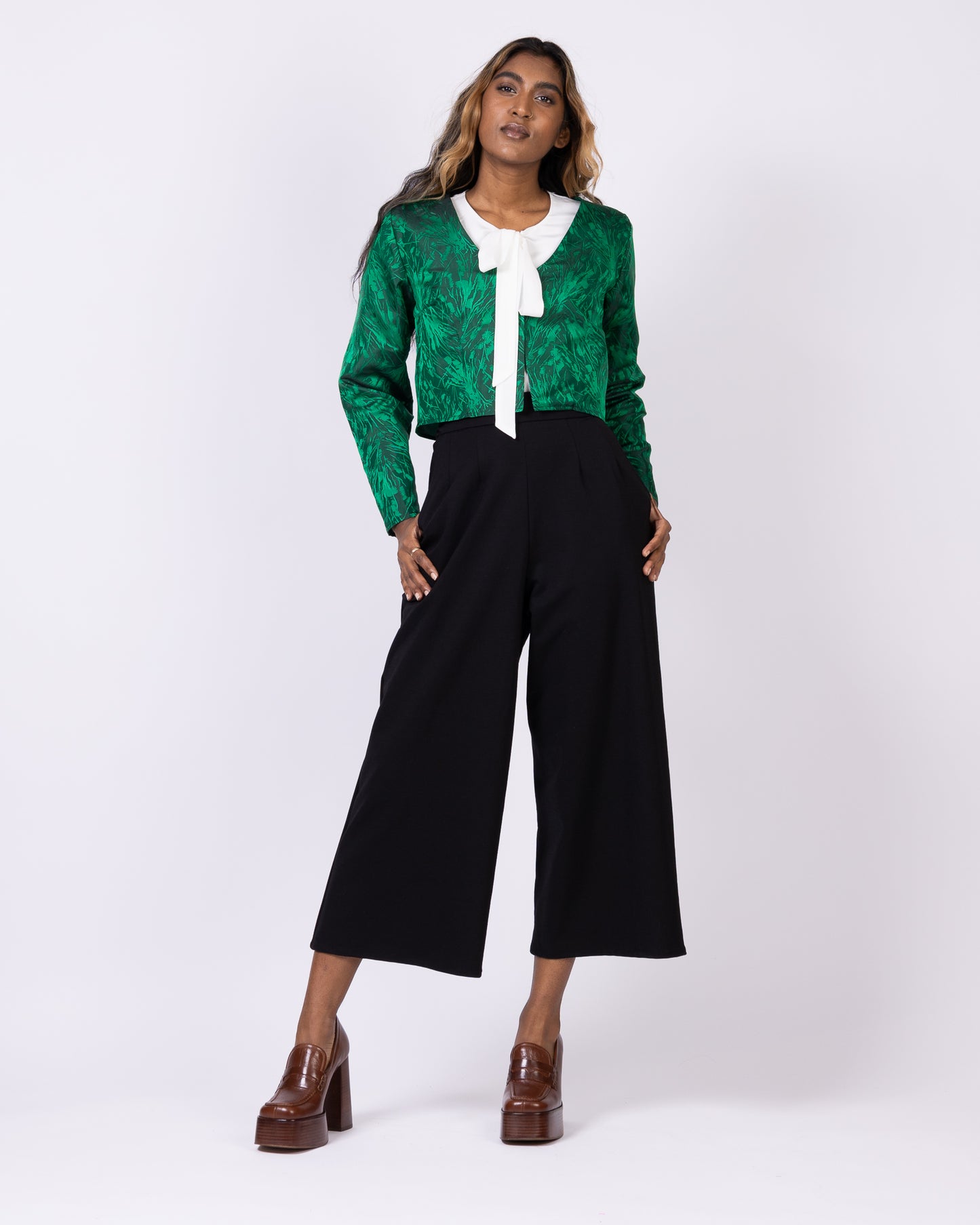 Eastside | Pantalon palazzo midi